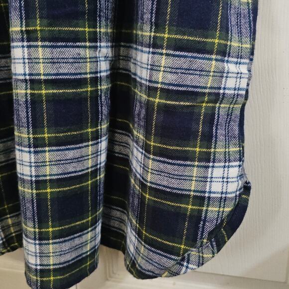 The Vermont Country Store Unisex Cotton Flannel Night Shirt Large Pajamas - Picture 8 of 8